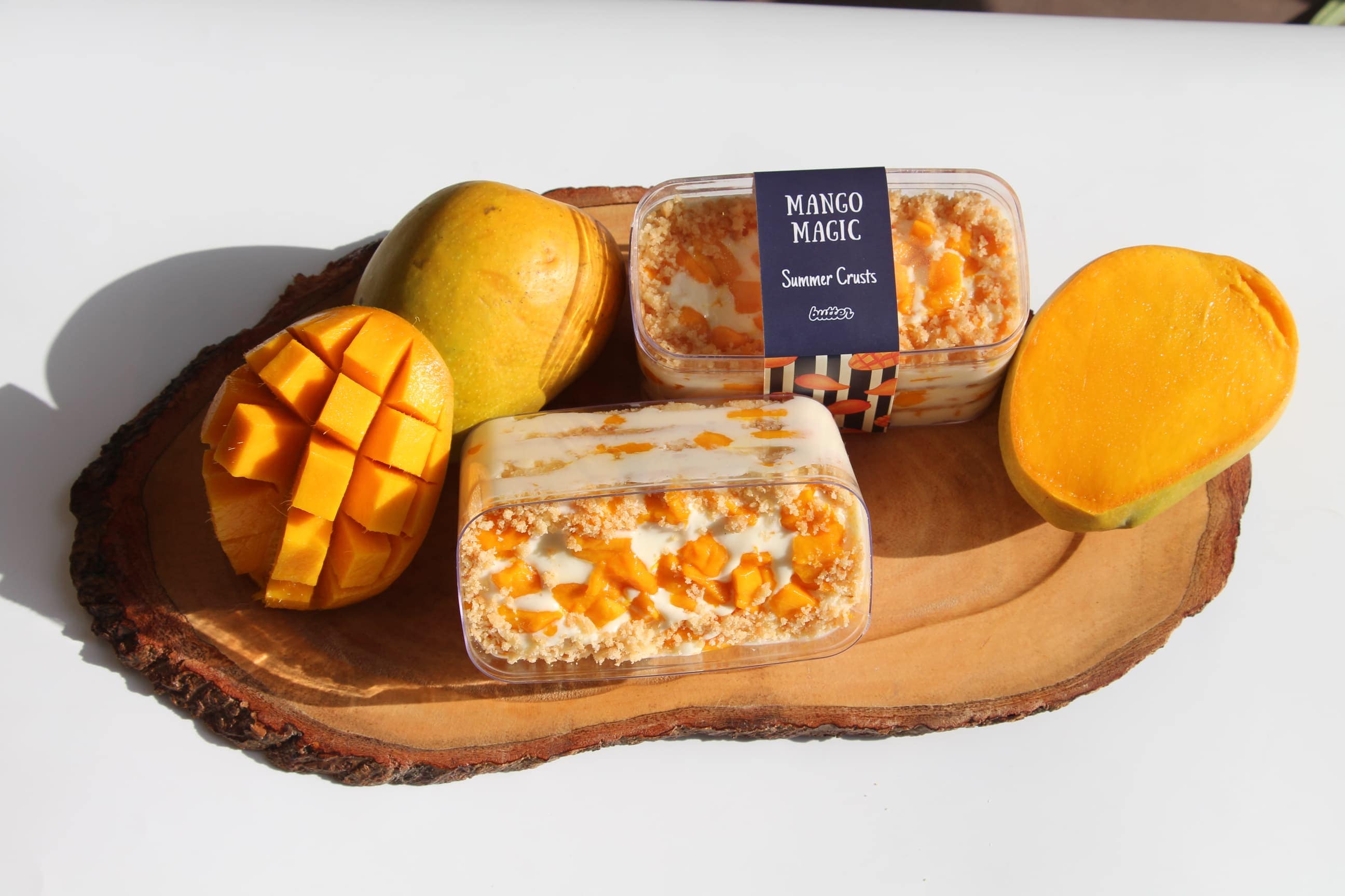 Coconut crust, airy cream, and perfectly ripe mangoes coming together in one bite.