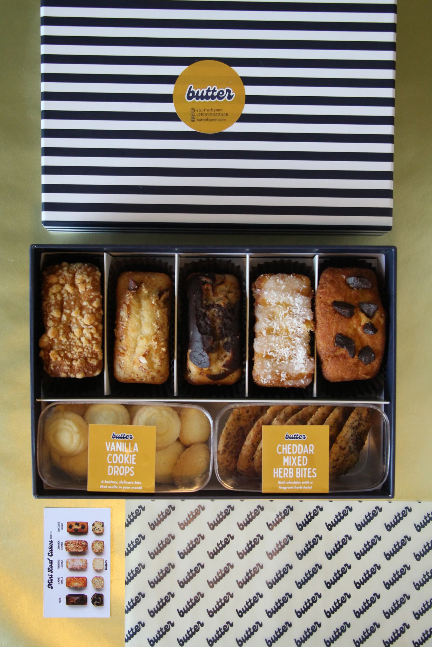Festive Spread packed with flavour card and Butter tissue