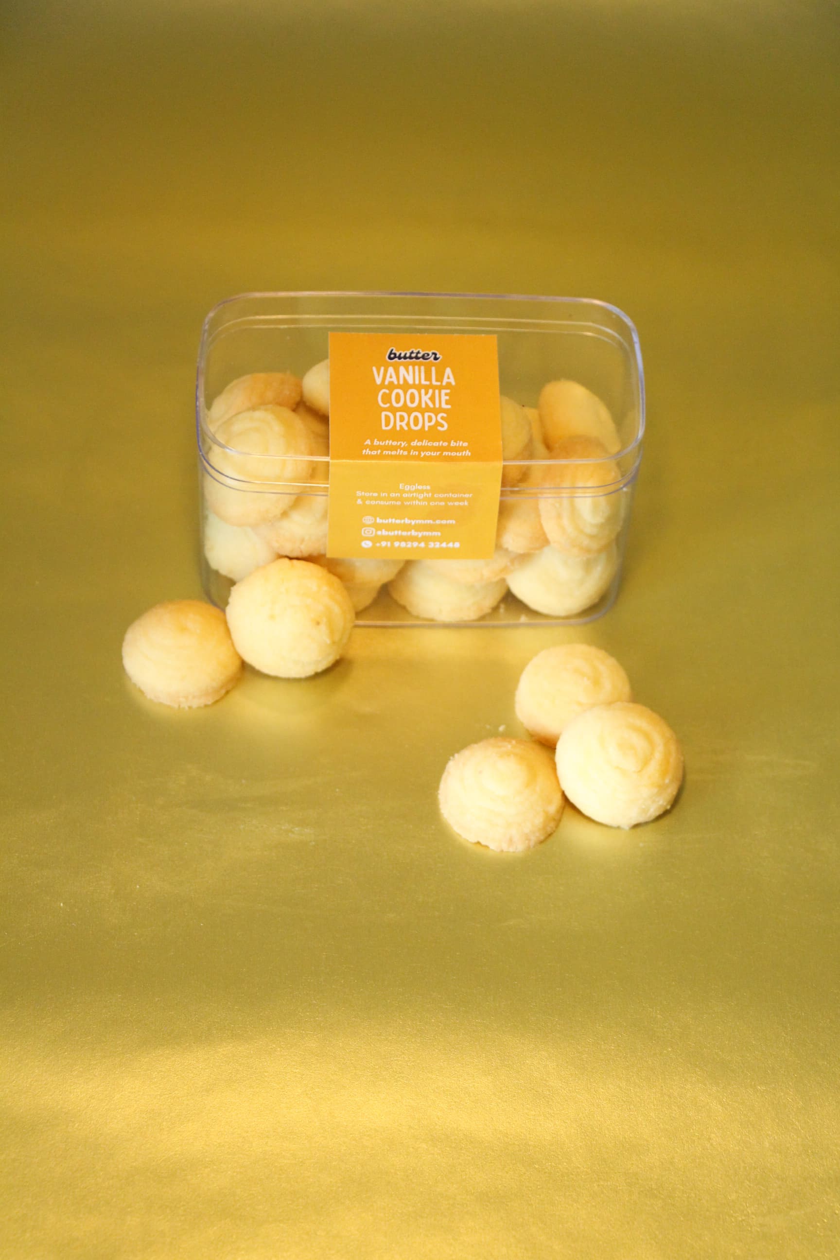 Vanilla Cookie Drops from Butter Bakery Jaipur