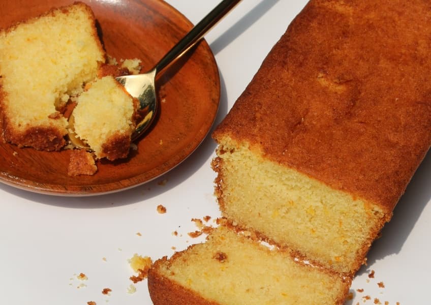 Zesty Orange Loaf Cake in Jaipur from Butter Bakery — tea cake baked to order